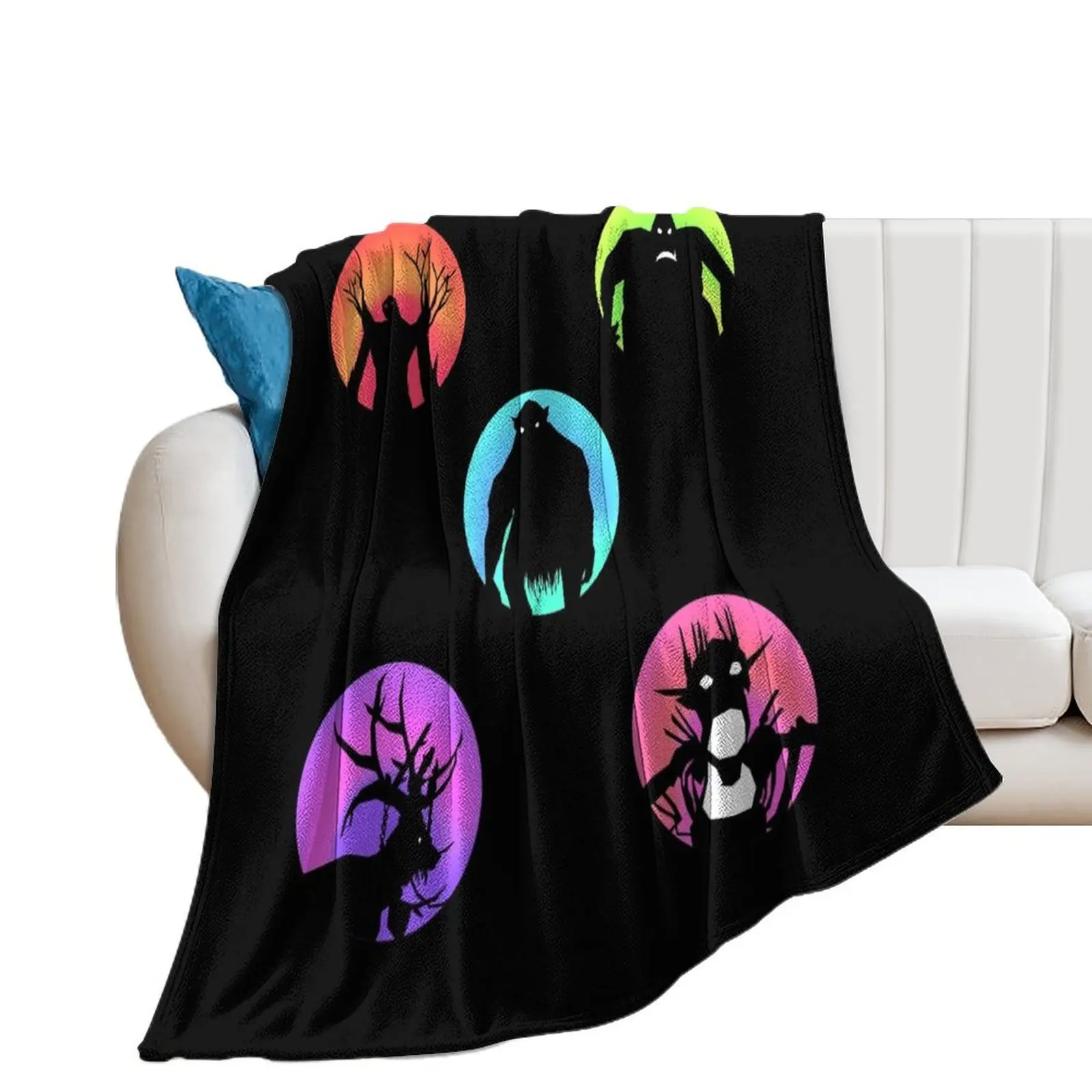 Bosses and Troll Throw Blanket Polar Tourist Camping cosplay anime Blankets