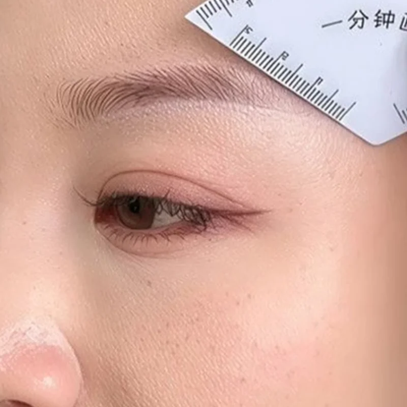 

Линейка для быстрого рисования бровей, инструмент для картирования микроблейдинга, руководство для рисования перманентного макияжа, линейка, принадлежности для татуировки, повторное использование