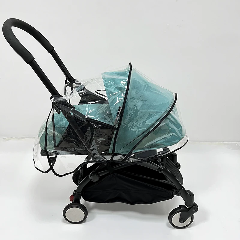 Stroller Rain Cover For YOYO 0+/YOYO 6+  Baby Carrige Rain Coat Safety EVA Material Water Proof 1:1 Design Stroller Accessories