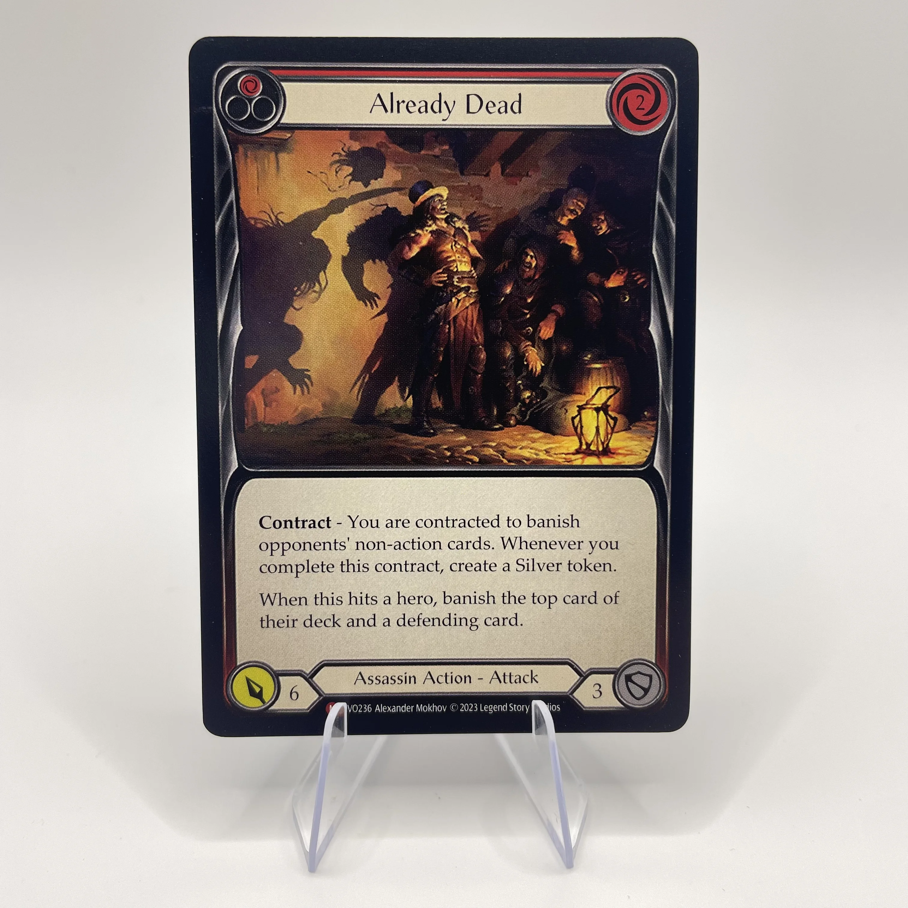 Flesh and Blood Attack Blade Flurry Proxy Cards