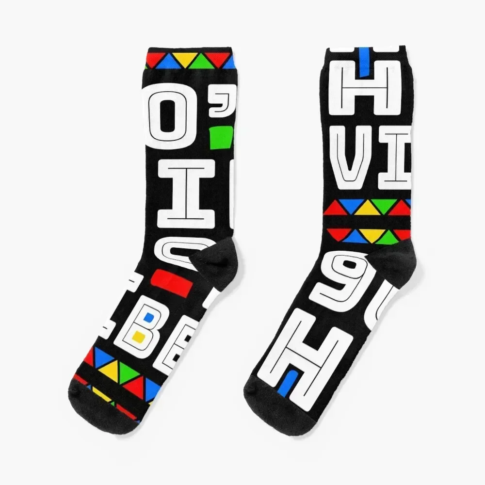 90s hip hop vibes Socks crazy Crossfit Christmas heated Socks Woman Men's