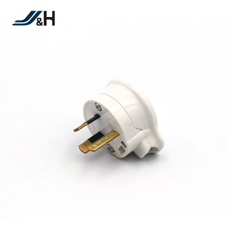 Australia Standard SAA 3Pin 10A Side Entry Plug 15A