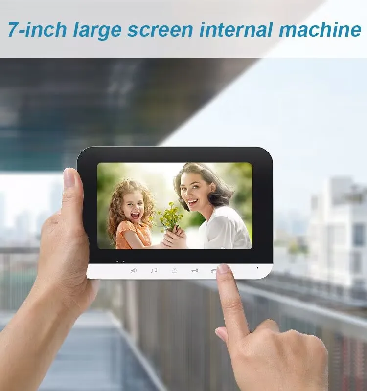 Tuya Smart Home Video Intercoms Wifi Video Door Entry Doorbell with 2 Call Panel Buttons Ring Intercom