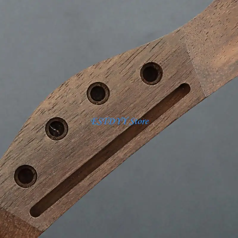 

G6DE Basses Parts Bass Bridge Saddle, 4-String Acoustic Bass Rosewood Bridge Saddle
