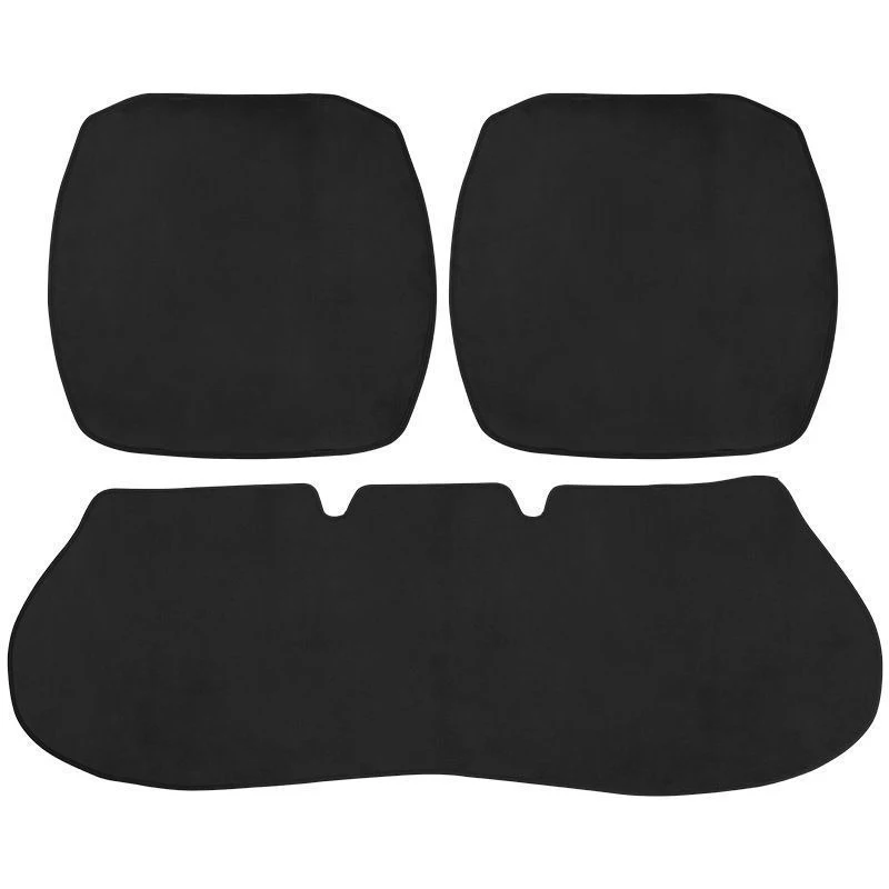 Cojín antideslizante para asiento de coche, almohadilla de protección de decoración de felpa de terciopelo para Tesla Model 3, Modelo S, X Y Roadster SpaceX, accesorios