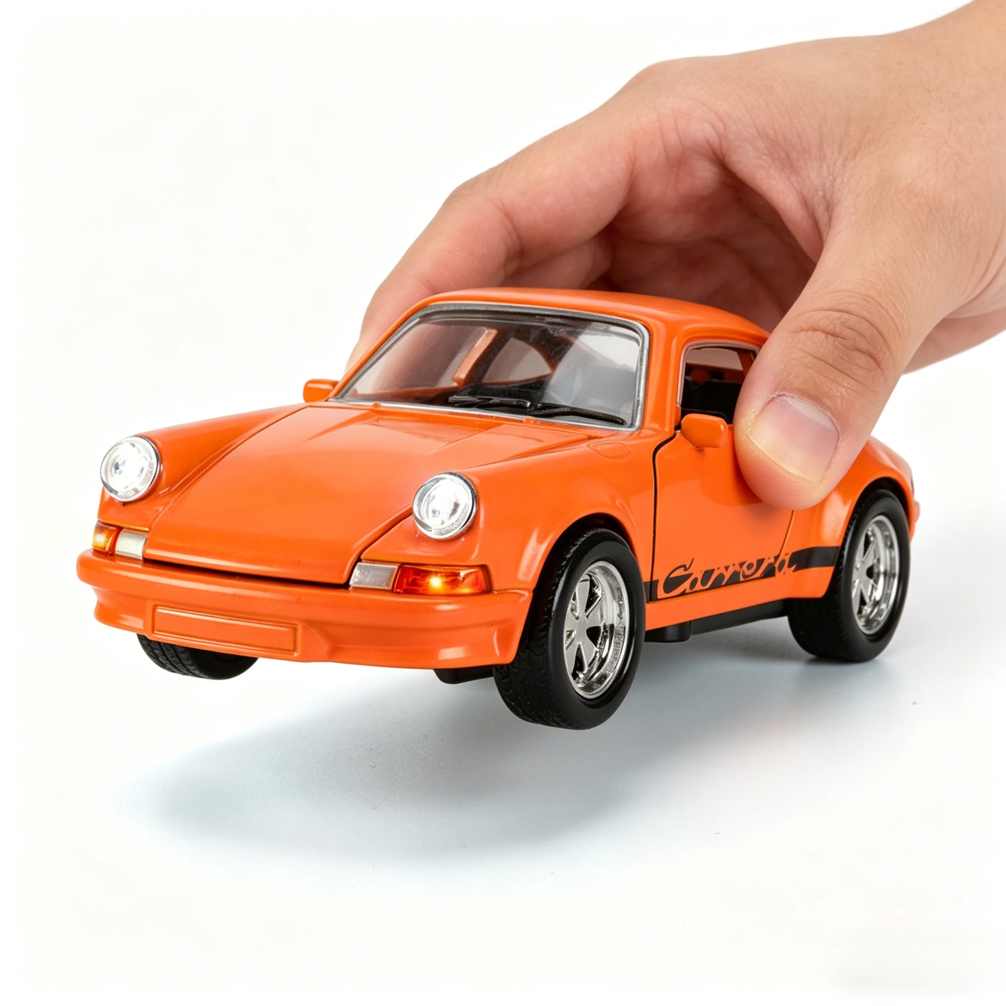 

1:36 911 Sports Car Toy Models Alloy Diecast Supercar Sound Light Doors Opened Pull Back Birthday Toy Cars Gifts for Children