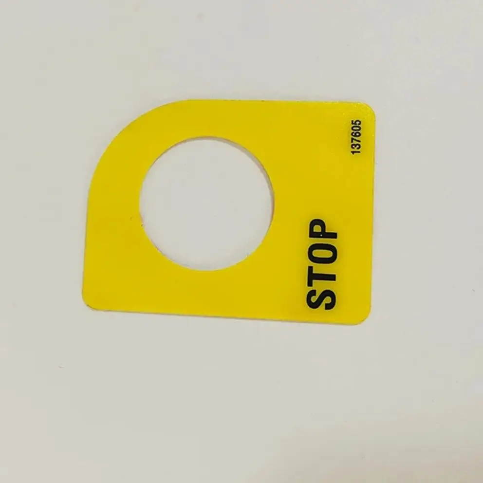 137605 137605GT Decal use for Genie Controle box