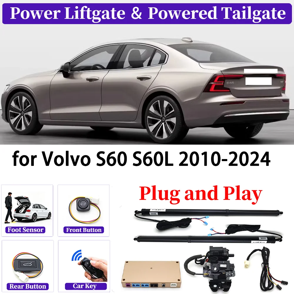 

for Volvo S60 S60L 2010-2024 OEM Upgrade Car Automatic Power Liftgate Kit Smart Auto Electric Tailgate System Play and play