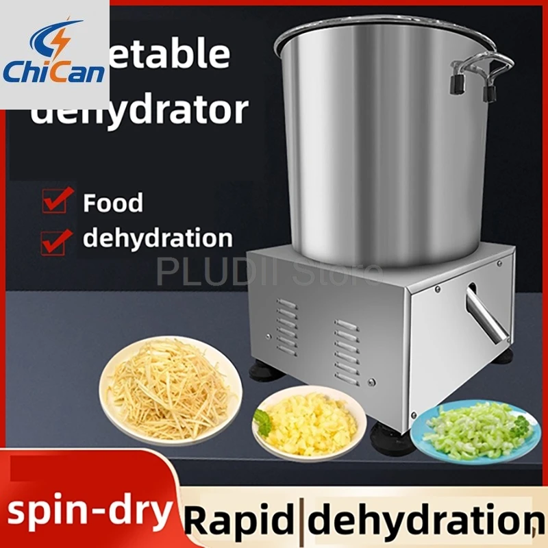 

【Hot】Commercial Stainless Steel 2kg Centrifugal Cabbage Spinner 60s Waiting Time Vegetable Dewatering Machine Food Dehydrator Se