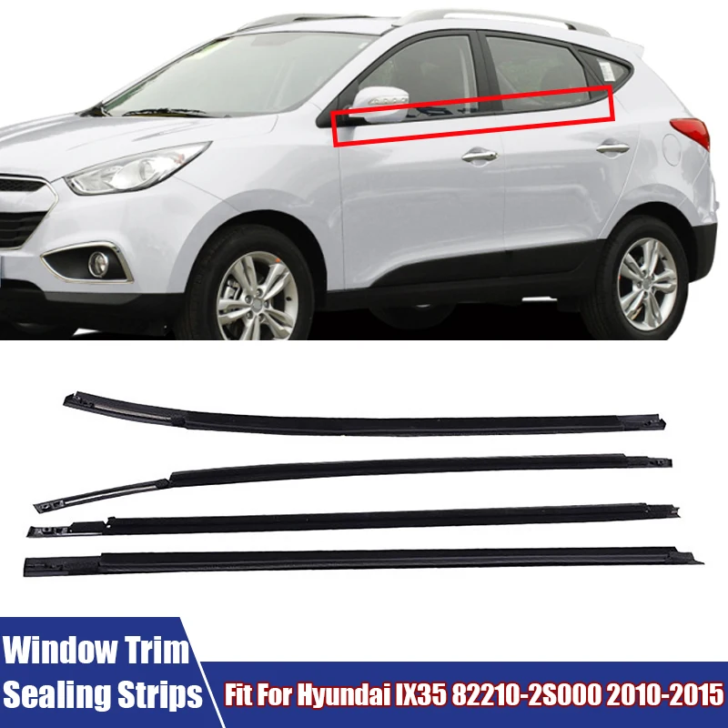

Резиновые уплотнители для дверей автомобиля и окон для Hyundai IX35 82210-2S000 2010-2015, автомобильные аксессуары, водонепроницаемая черная уплотнительная лента