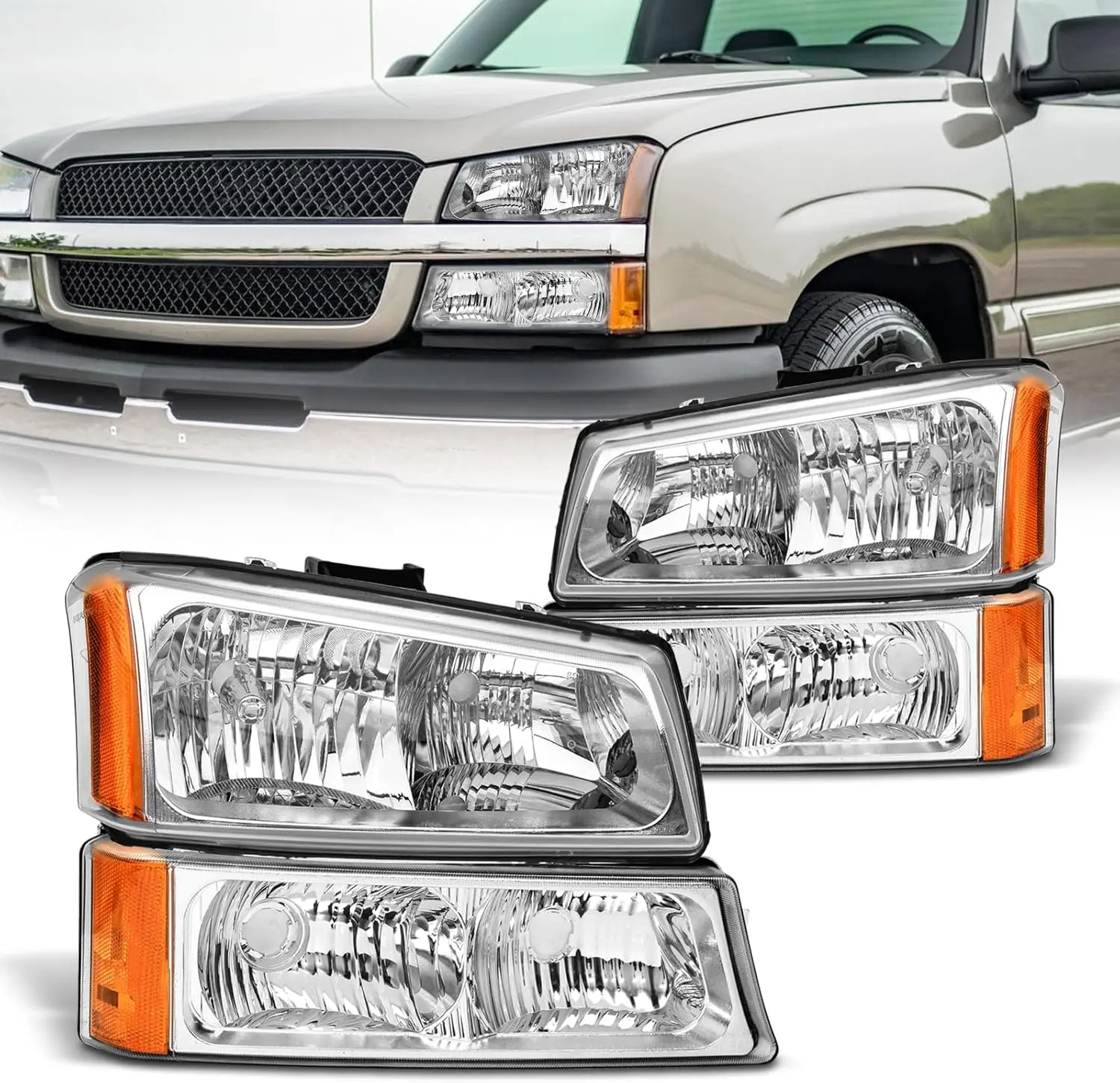 

Фара AS в сборе для Chevy Silverado 2003, 2004, 2005, 2006, 03 04 05 06 Avalanche 1500 2500 3500-не подходит для режима обшивки кузова