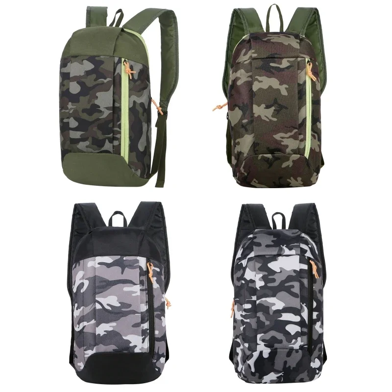 Sports Lightweight Camouflage Backpack Travel Mountaineering Bag Zipper Adjustable Belt Camping Men Ladies Children