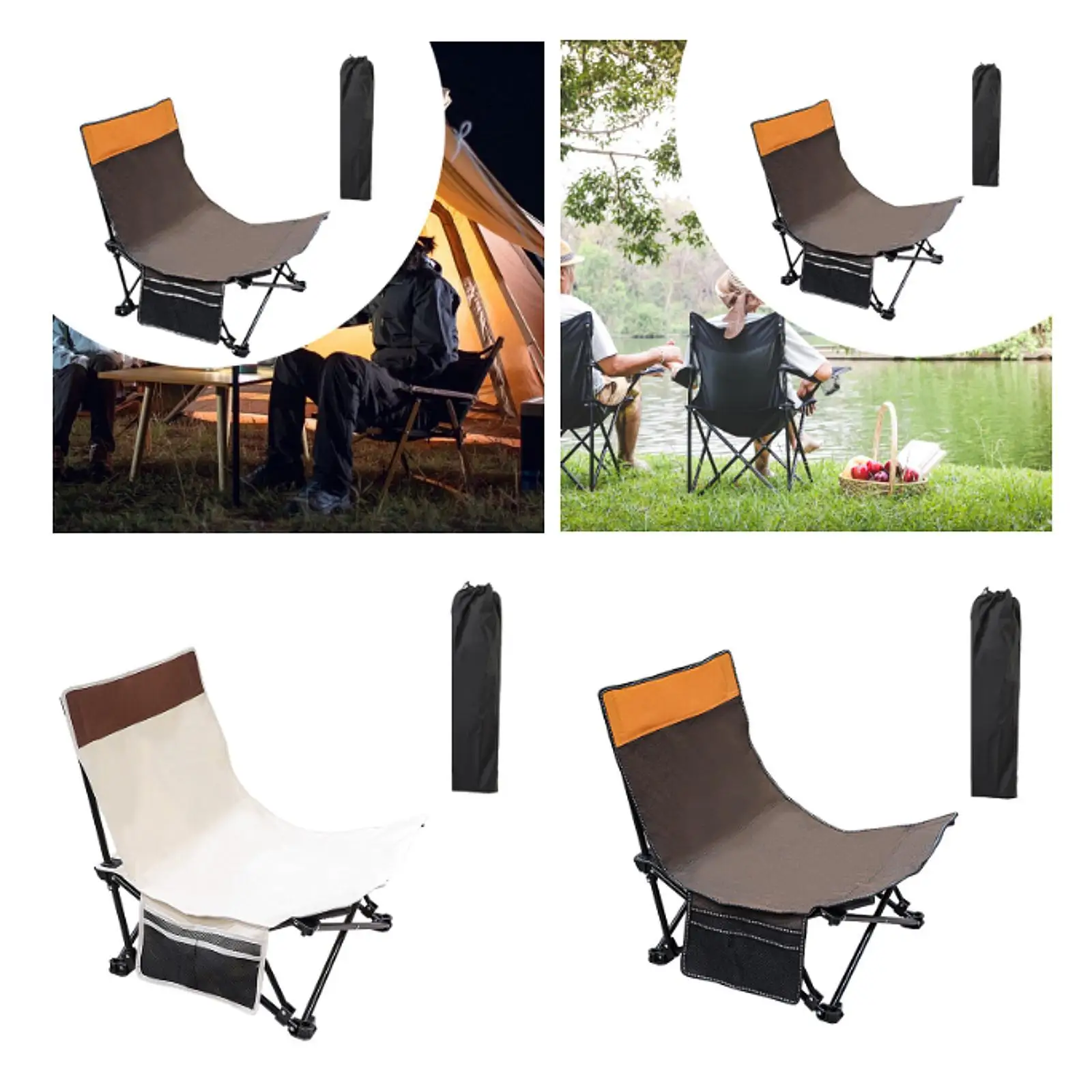 

Camping Chair Portable Heavy Duty Beach Chair for Sports Fishing Hiking