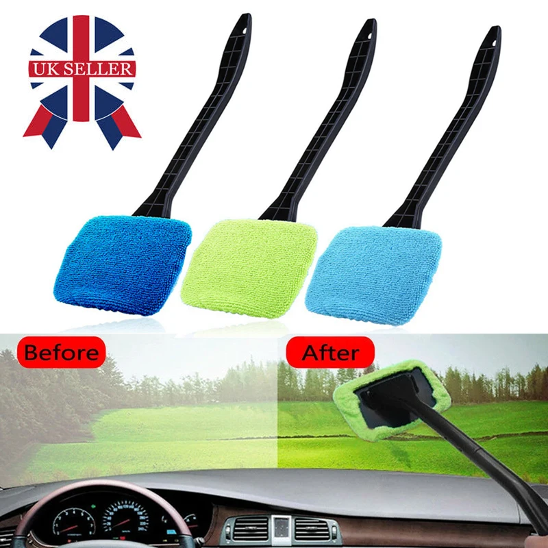 Car Wiper Windshield Microfiber Glass Window Cleaning Auto Cleaner Brush Tool