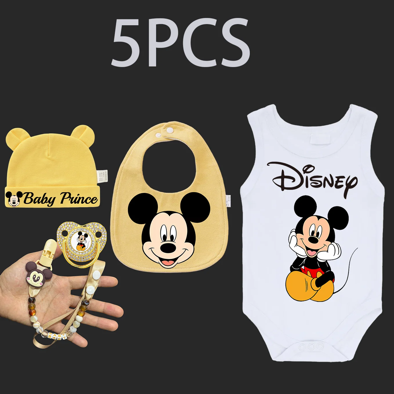 

Универсальный набор для кормления малыша: мультяшная соска, салфетка для отрыжки, нагрудник, подарочная коробка, предметы первой необходимости для новорожденных от 0 до 6 месяцев