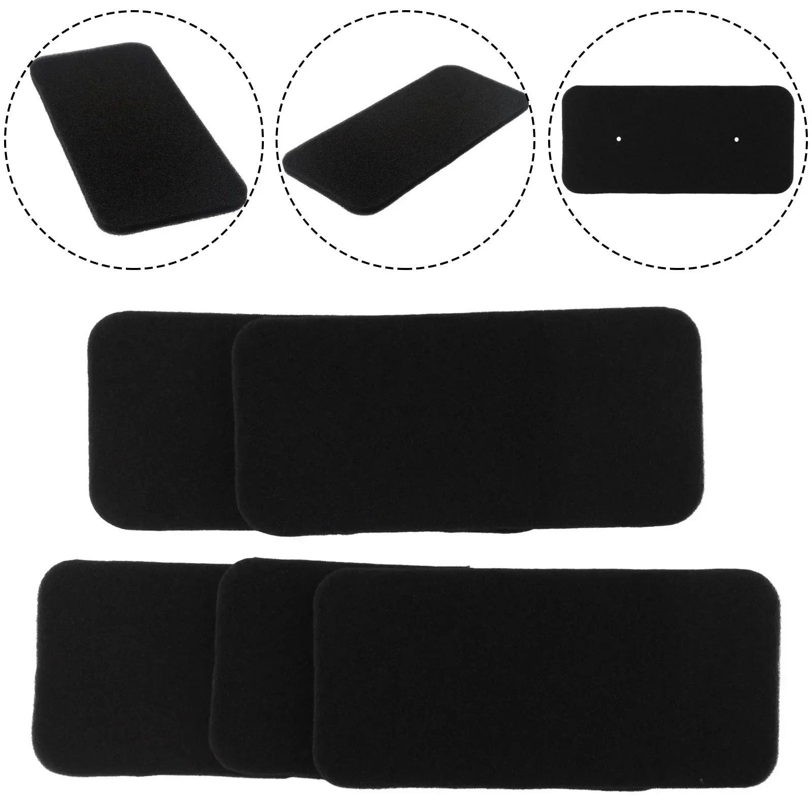 5 قطعة فلتر إسفنجي لهوفر لقطع غيار مبخر مجفف الحلوى 40006731   استبدال الملحقات