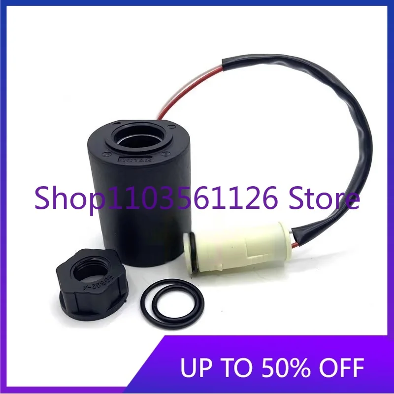 

EC210B 240B 290B 360B 460B New Pilot Safety Lock Rotary Solenoid Valve Coil Excavator Accessory for Construction Equipment