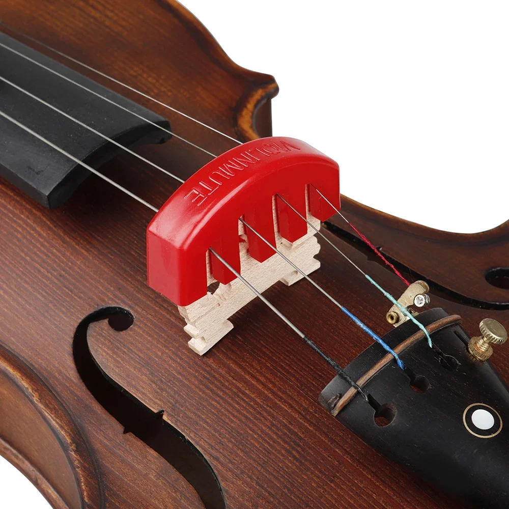 4/4 3/4 Rubber Violin Mute Silencer Acoustic Electric Silencer Musical Fiddle For Beginner Students Accessories