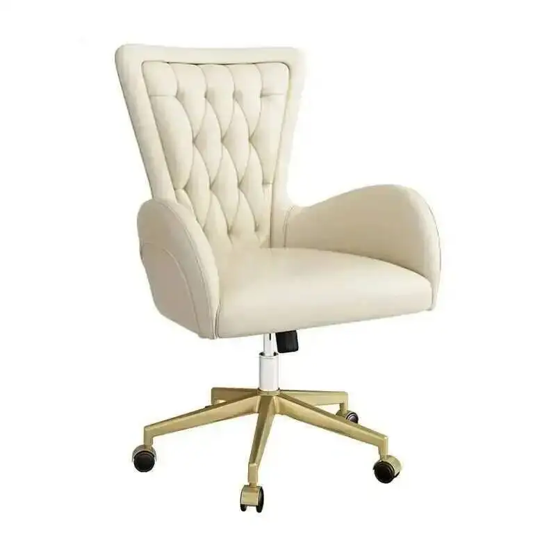 

Swivel Nordic Computer Lifting Chairs Office Chairs Comfort Gaming Chair Leather Backrest Armchair Light Luxury Office Furniture
