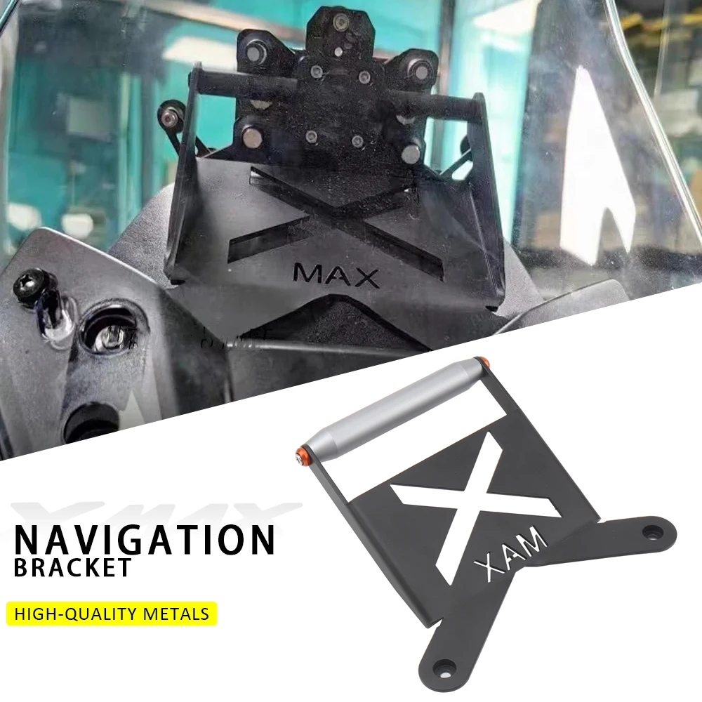 22mm For YAMAHA XMAX300 XMAX 300 Motorcycle Accessories Phone Holder GPS Navigation Bracket Mounting X-MAX300 X-MAX 300 2023