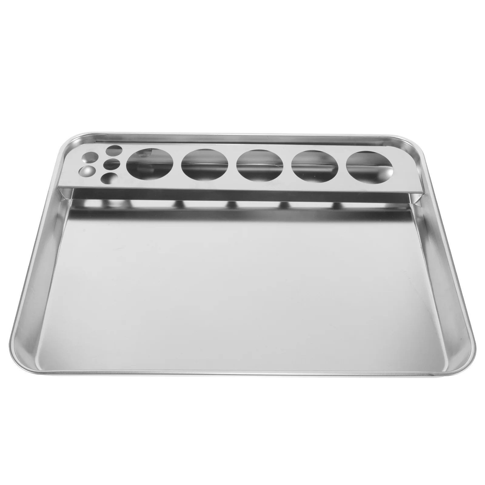 Stainless Steel Dressing Tray Trays Nurse Pill Dispensing Medicine Medical Rectangular Serving Dispenser for Pills