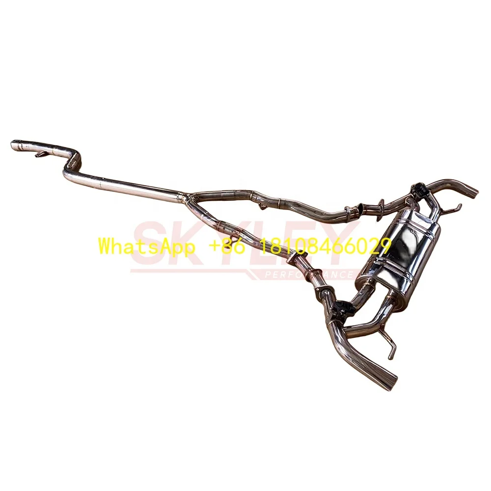 

OEM титановый глушитель выхлопной системы для Bmw X6 G06 X5 G05 3.0t 2019-настройка клапана выхлопной трубы, комплект для выступлений выхлопной системы