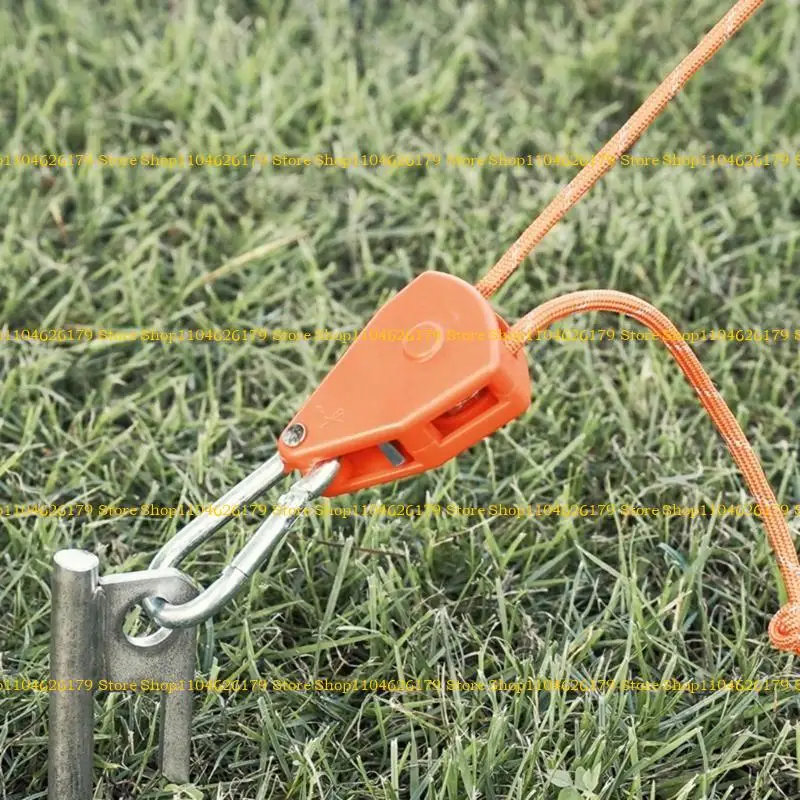 

A1A2 Hanging Tent Pulley Rope Lifting Pulley Hook Ratchet Hanger Camping Stop Buckles