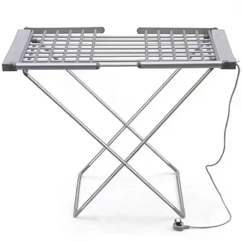 230W electric heated clothes dryer rack  with aluminum folding stand  plug for drying clothes towel