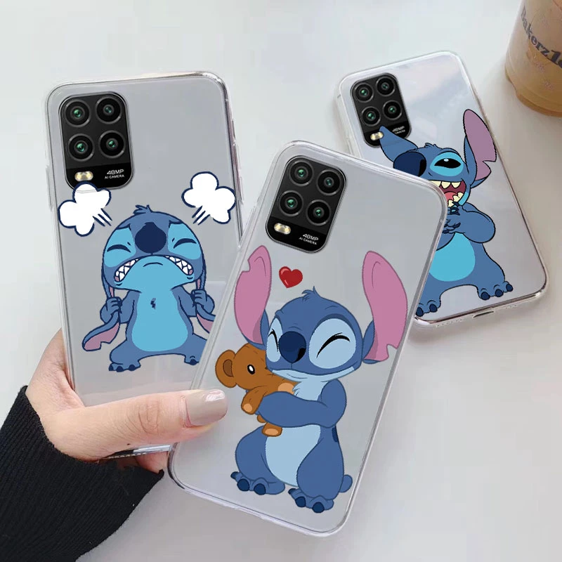 For Xiaomi Mi 10 Lite 5G Coque Art Stitch Cool Love Phone Case Silicone Soft Fundas For Xiaomi 10Lite Mi10 Lite Back Cover Shell