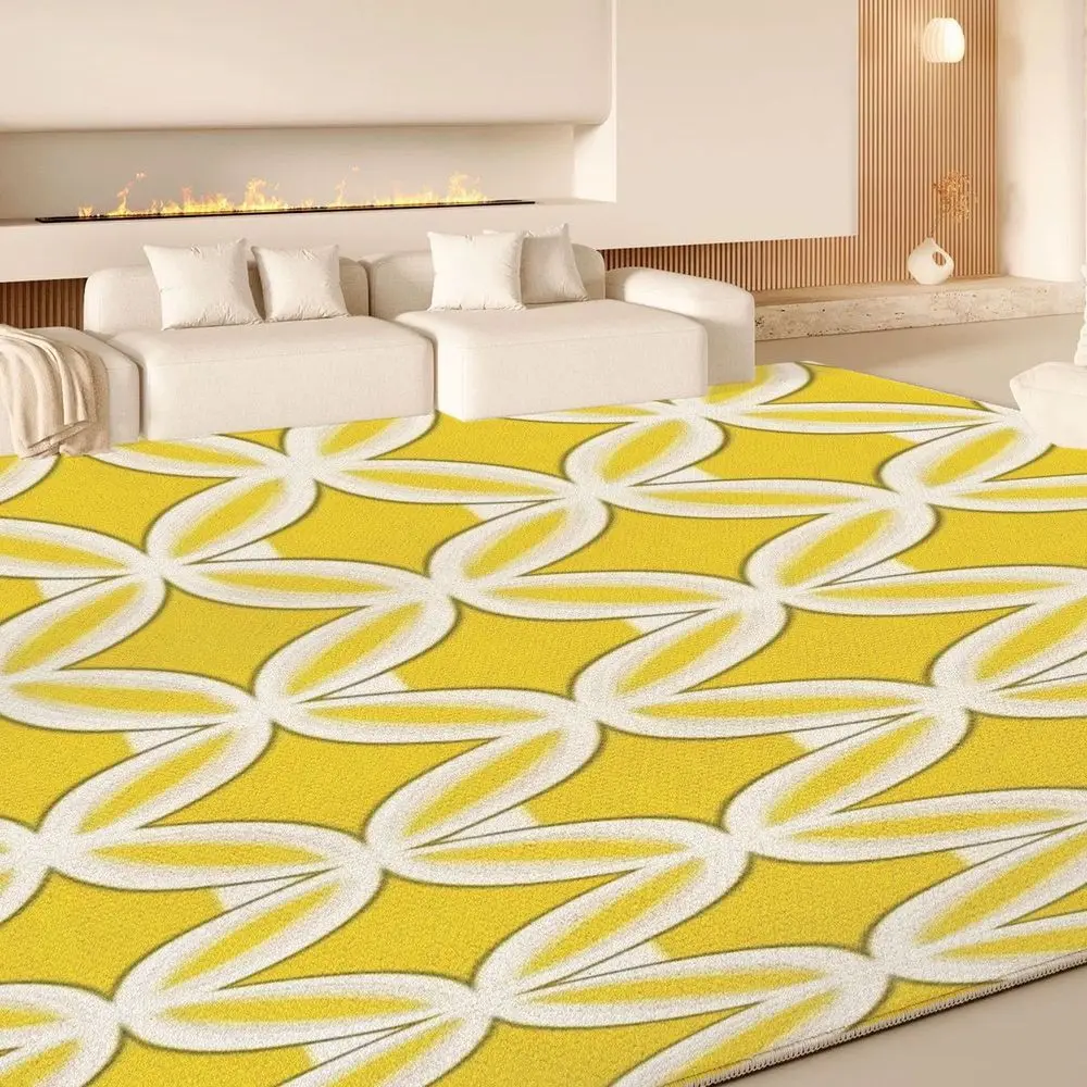

VIKAMA Loop-Pile Material Universal Mat for Living Room and Bedside,Soft and Fluffy,with Strong Water Absorption, Drying Quickly