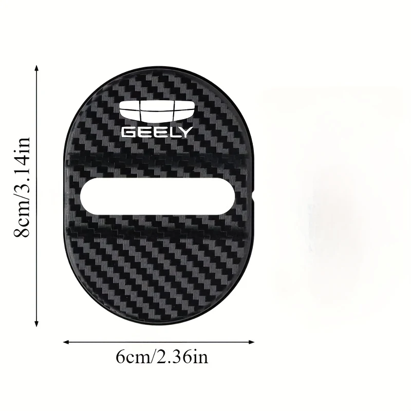 Suitable for the protection cover for the door lock of Geely cars, and vibration and sound insulation patches