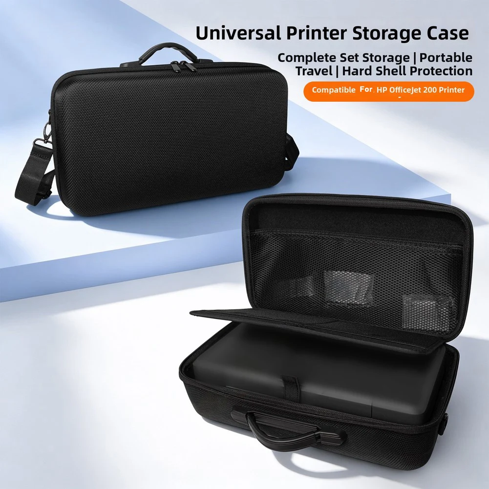 EVA Storage Bag For HP OJ200/250 Printer Portable Storage Bag Portable Printer Protective Carrying Storage Box Shockproof Parts