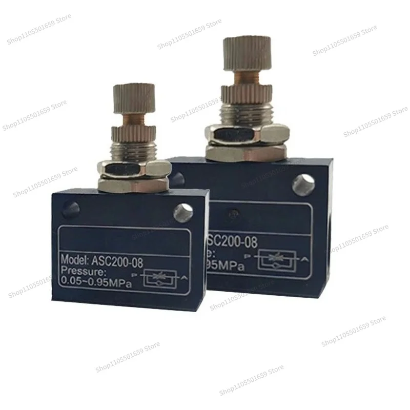For throttle valve one-way copper rod, pneumatic speed control valve, flow control valve, cylinder pressure regulating valve