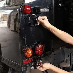 For Land Rover Defender 90 110 130 2004-18 Car Headlight Tail Lamp Protective Cover Car Light Protection cover  Car Accessories