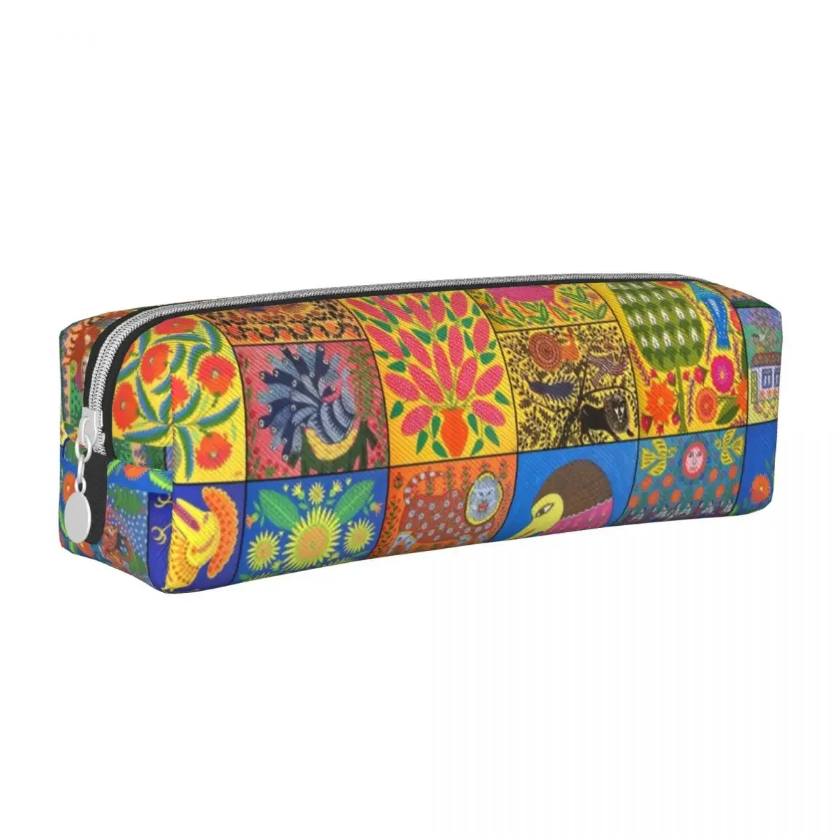 Maria Pryimachenko  Folk Pencil Case Fashion Ukrainian Pen Bag Girls Boys Large Storage School Supplies Gifts Pencilcases