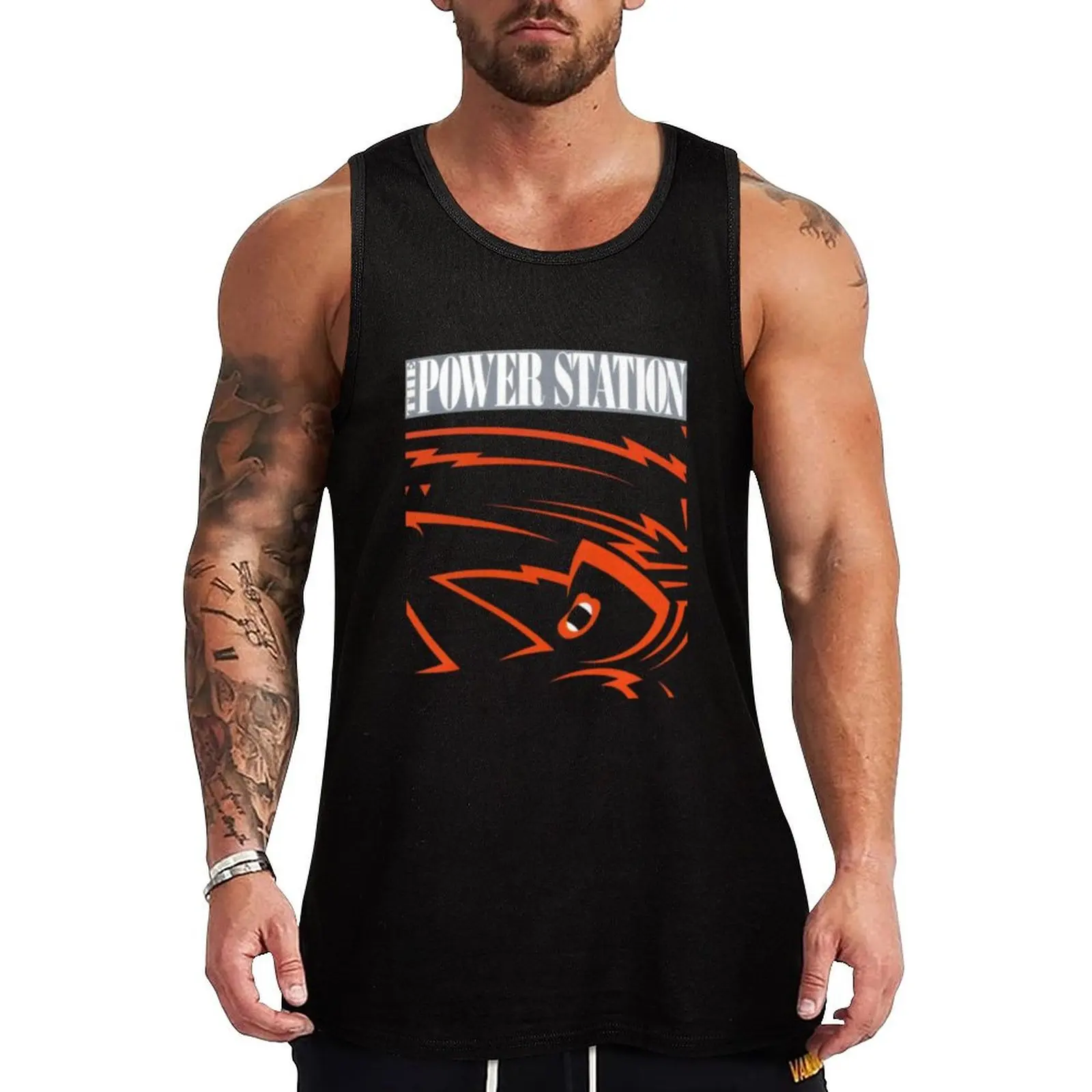 Duran Duran THE POWER STATION Tank Top Active Tank Top Lightweight Workout Gym Sleeveless