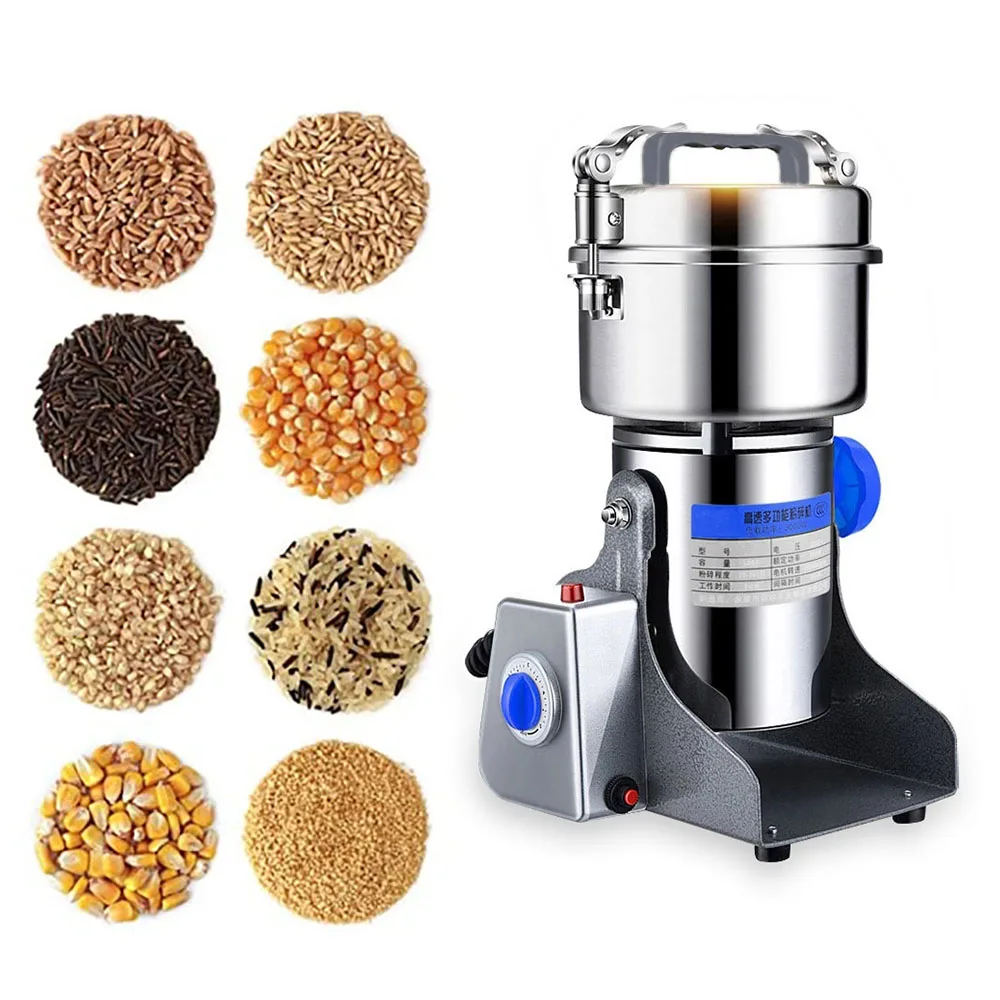 800g Grinder Grains Spices Hebals Cereals Coffee Dry Food Electric Grain Mill Beans Crusher Coffee Machine Powder Crusher