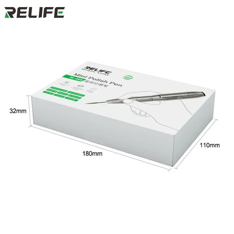 Imagem -05 - Relife-mini Multifunções Intelligent Grinding Pen Polimento Moagem Corte Perfuração Gravação e Exibição Rl068