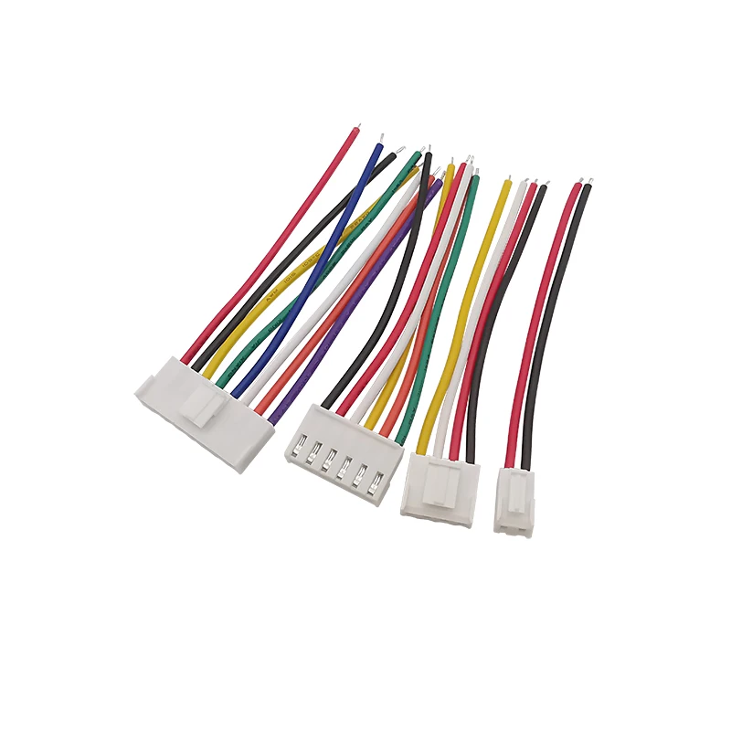 5Pcs/lot JST VH 3.96mm Pitch 2/3/4/5/6/8/10 Pin Single Female / VH3.96 Female to Female Wire Cable Connector 22AWG 10/20/30CM