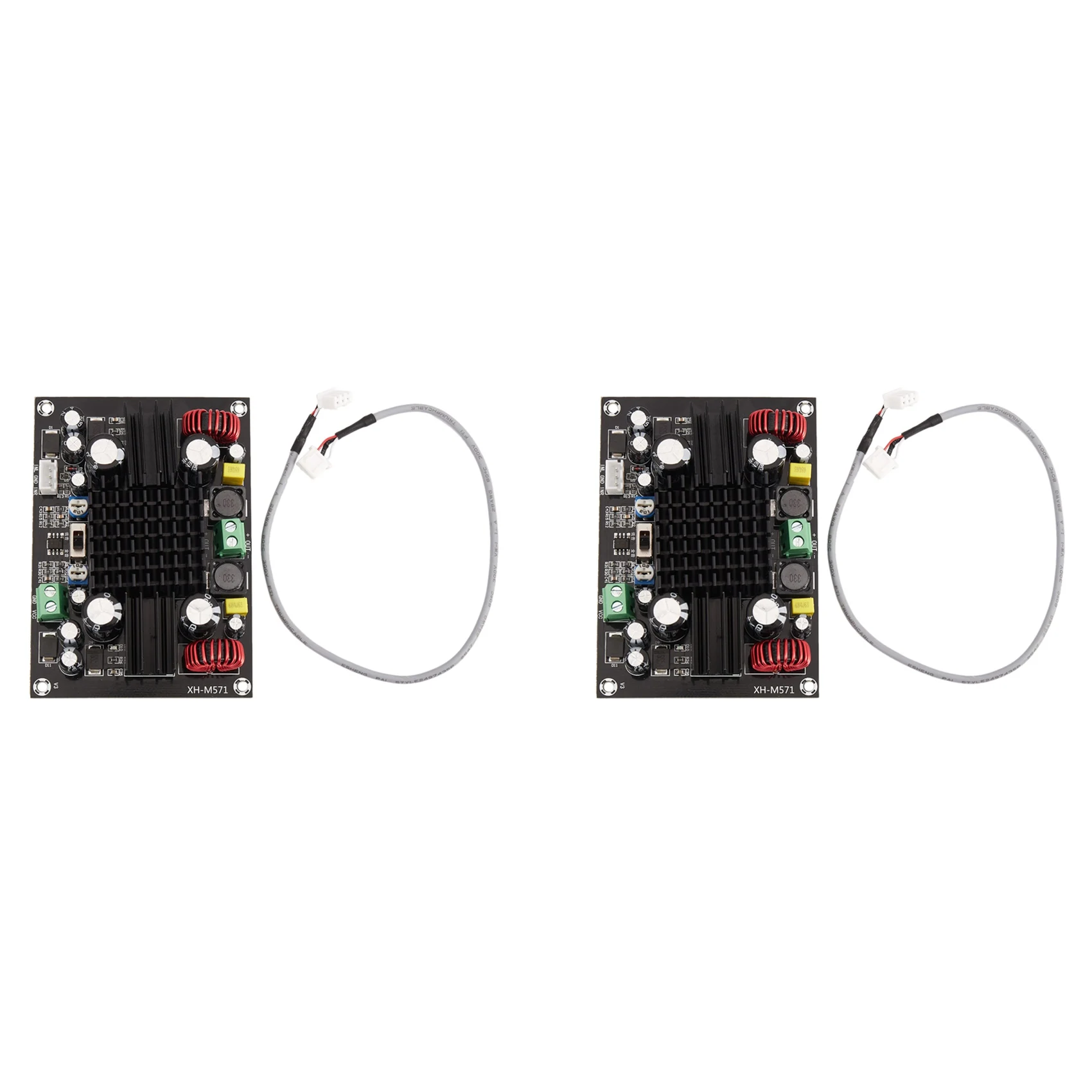A37T-2X Xh-M571 High Power Subwoofer Audio Digital Amplifier Board Trolley Case Boost Amplifiers Mono 150W