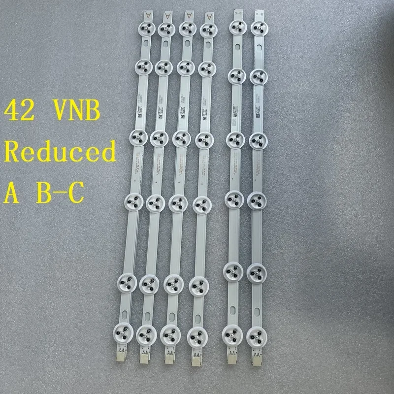 LED Backlight Strip 6LED For VOX LED-42880 VESTEL 42LED625 42FA5000 42FA8000 42 VNB Reduced A B-C VES420UNDL-2D-N03 3D-N02