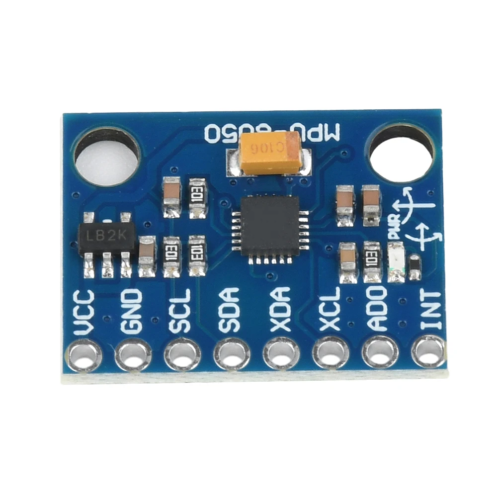 GY-521 MPU-6050 MPU6050 أجهزة استشعار الدوران التناظرية ذات 3 محاور + وحدة مقياس التسارع المدمجة في محول إعلان 16 بت