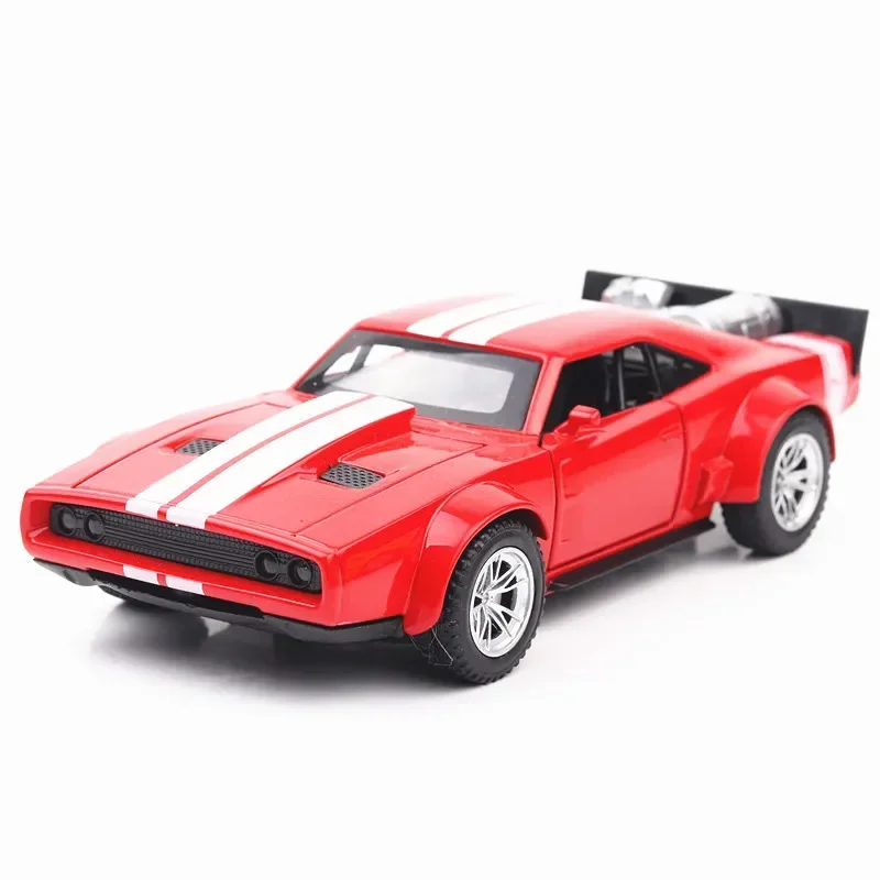 

Car Model 1:32 Dodge Charger Alloy Sports Diecast & Toy Vehicles Metal Car Model Simulation Sound Light Collection Home Decor