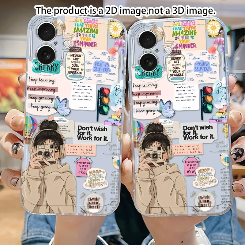 Healing Positive Energy Collage Phone Case for Samsung Galaxy S26 S25 S24 S23 S22 S21 S20 Plus Ultra A73 A72 A52 A32 A25 A15