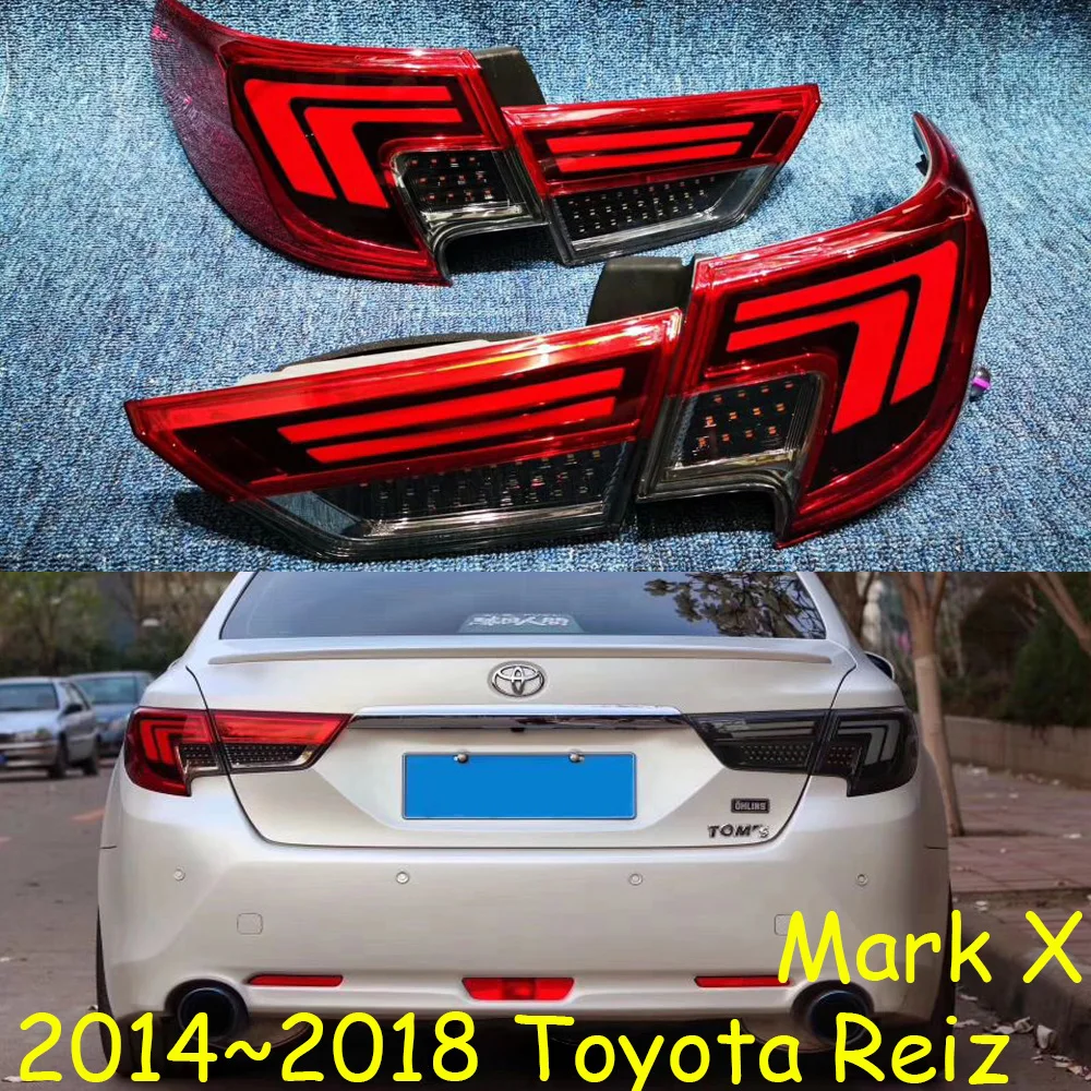 Red/Black Driving+Brake+Signal LED rear lamp tail light for Reiz Taillight 2014 2015 2016 2017 2018year Mark X tail light