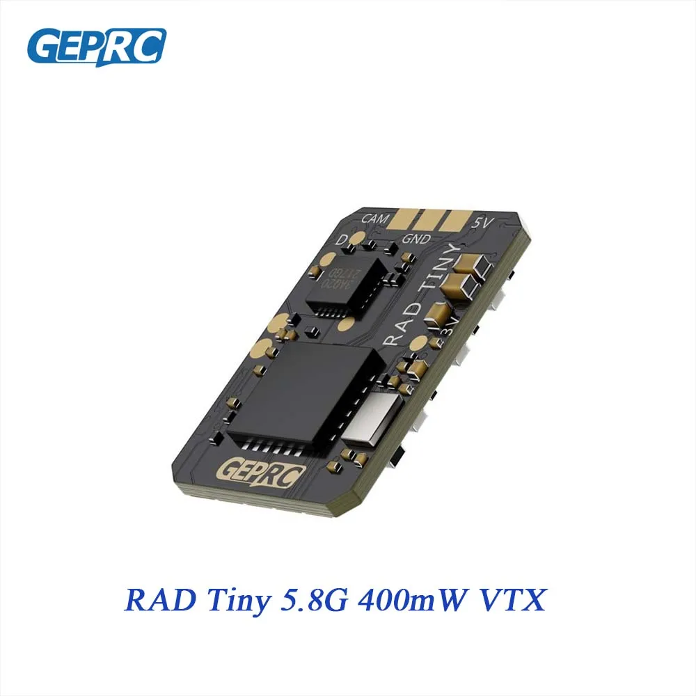 

GEPRC RAD Tiny 5.8G 400mW VTX Transmitter Enabling Great FPV Experience in Drone Racing and Multicopter Play RC FPV Attachment
