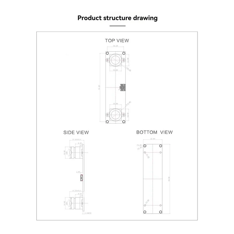 A47F-100 درجة وحدة الكاميرا OV9732 1MP 2.1 مللي متر وحدة الكاميرا المزدوجة التركيز اليدوي + قذيفة + ترايبود ل Winxp/7/8/10 لينكس/أندرويد #5