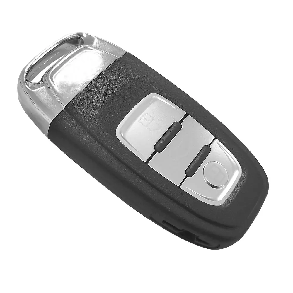 XNRKEY 3 Button Car Remote Key PCF7945 Chip 315/433/868Mhz for Audi Q5 A4 A5 A6 A7 A8 RS4 RS5 S4 S5 No-Keyless Car Key with Logo