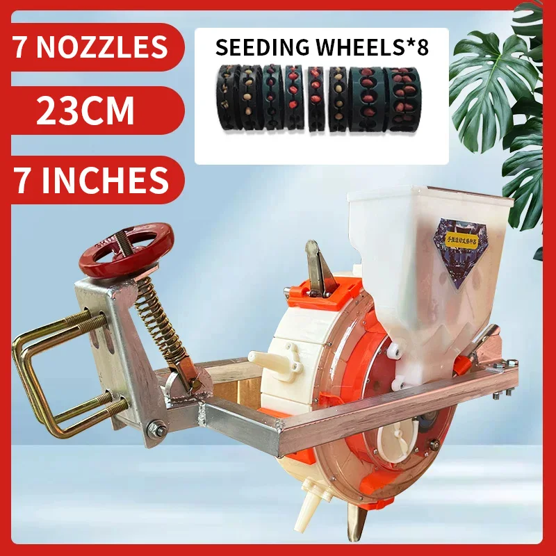 Tractor-Drawn Multifunctional Seeder for Planting Corn, Soybeans, and Sorghum Universal Model with Integrated Seed and Fertilize