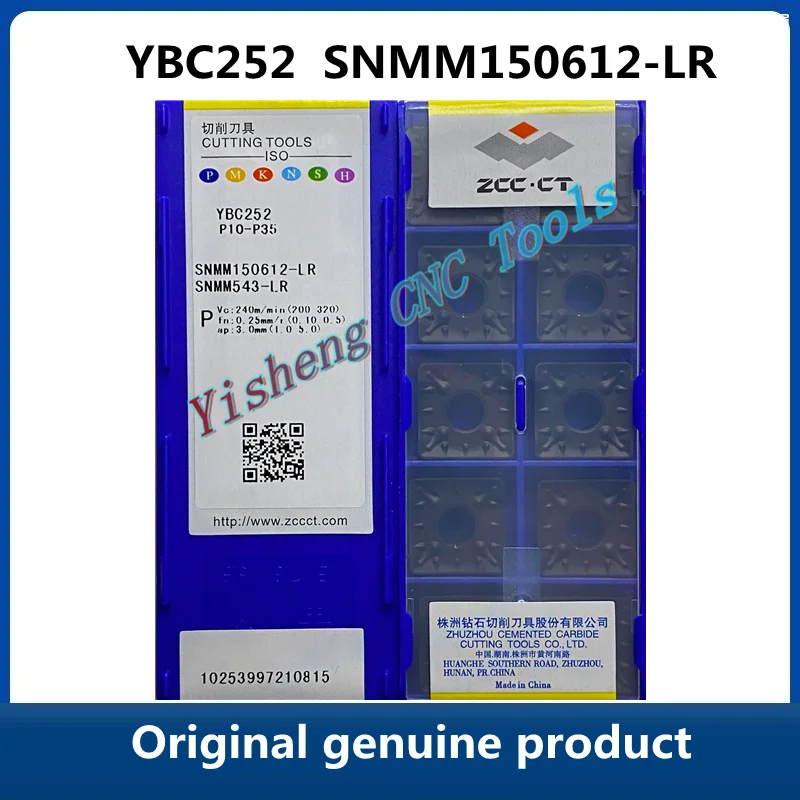 

Original genuine product ZCC CT SNMM 150612 YBC252 SNMM150612-LR CNC Turning Tool Lathe Cutter Tools